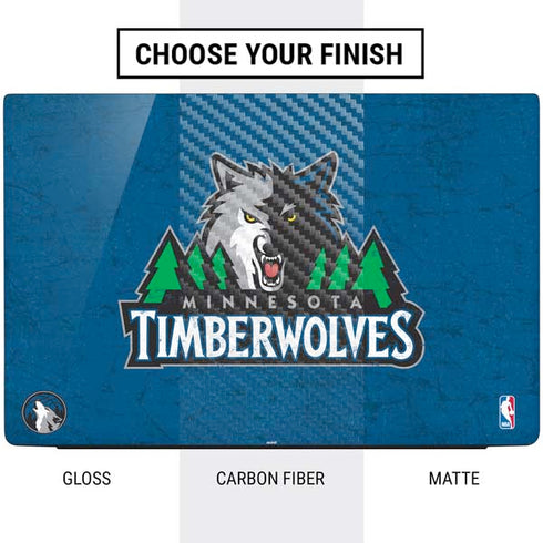 NBA Minnesota Timberwolves Distressed Dell Vostro Skin